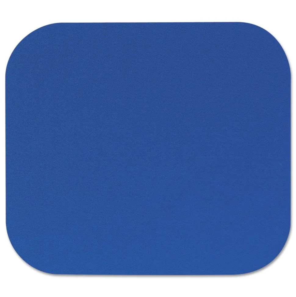 Fellowes Mfg Co. 9 in. x 8 in. Polyester Mouse Pad - Blue