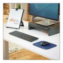 Fellowes Mfg Co. 9 in. x 8 in. Polyester Mouse Pad - Blue