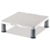 Fellowes Mfg Co. 13.38 in. x 13.63 in. x 2 in. to 4 in. 60 lbs. Standard Monitor Riser for 21 in. Monitors - Platinum/Graphite