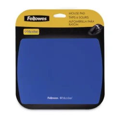Fellowes Mfg Co. 9 in. x 7 in. Ultra Thin Mouse Pad with Microban Protection - Sapphire Blue