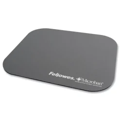 Fellowes Mfg Co. 9 in. x 8 in. Mouse Pad with Microban Protection - Graphite