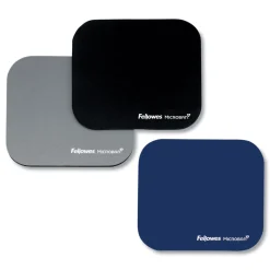 Fellowes Mfg Co. 9 in. x 8 in. Mouse Pad with Microban Protection - Navy