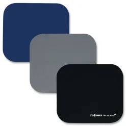Fellowes Mfg Co. 9 in. x 8 in. Mouse Pad with Microban Protection - Navy
