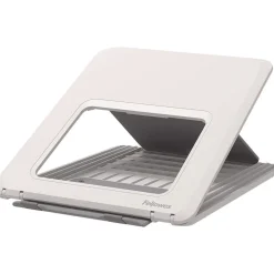 Fellowes Mfg Co. 9.25 in. x 10.55 in. x 0.55 in. to 8 in. Supports Up to 8.8 lbs. Breyta Laptop Stand - White