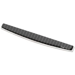 Fellowes Mfg Co. 18.5 in. x 2.31 in. Photo Gel Keyboard Wrist Rest with Microban Protection - Chevron Design