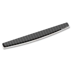 Fellowes Mfg Co. 18.5 in. x 2.31 in. Photo Gel Keyboard Wrist Rest with Microban Protection - Chevron Design