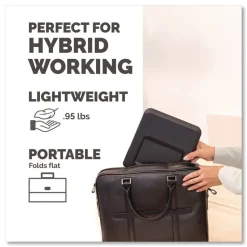 Fellowes Mfg Co. 9.25 in. x 10.55 in. x 0.55 in. to 8 in. Supports Up to 8.8 lbs. Breyta Laptop Stand - Black