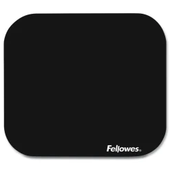Fellowes Mfg Co. 9 in. x 8 in. Polyester Mouse Pad - Black