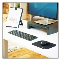 Fellowes Mfg Co. 9 in. x 8 in. Polyester Mouse Pad - Black