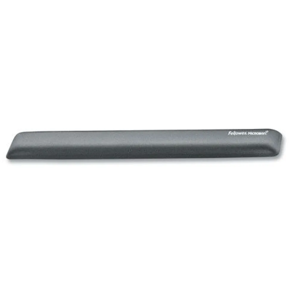 Fellowes Mfg Co. 18.37 x 2.75 Keyboard Wrist Support with Microban Protection - Graphite