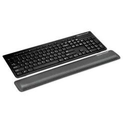 Fellowes Mfg Co. 18.37 x 2.75 Keyboard Wrist Support with Microban Protection - Graphite