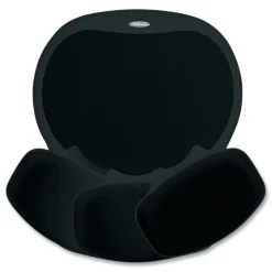 Fellowes Mfg Co. Easy Glide 10 in. x 12 in. Gel Mouse Pad with Wrist Rest - Black