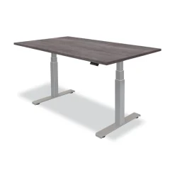 Fellowes Mfg Co. Levado 48 in. x 24 in. Laminate Table Top - Gray Ash