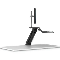 Fellowes Mfg Co. Lotus RT 48 in. x 30 in. x 42.2 in. - 49.2 in. Sit-Stand Workstation - Black