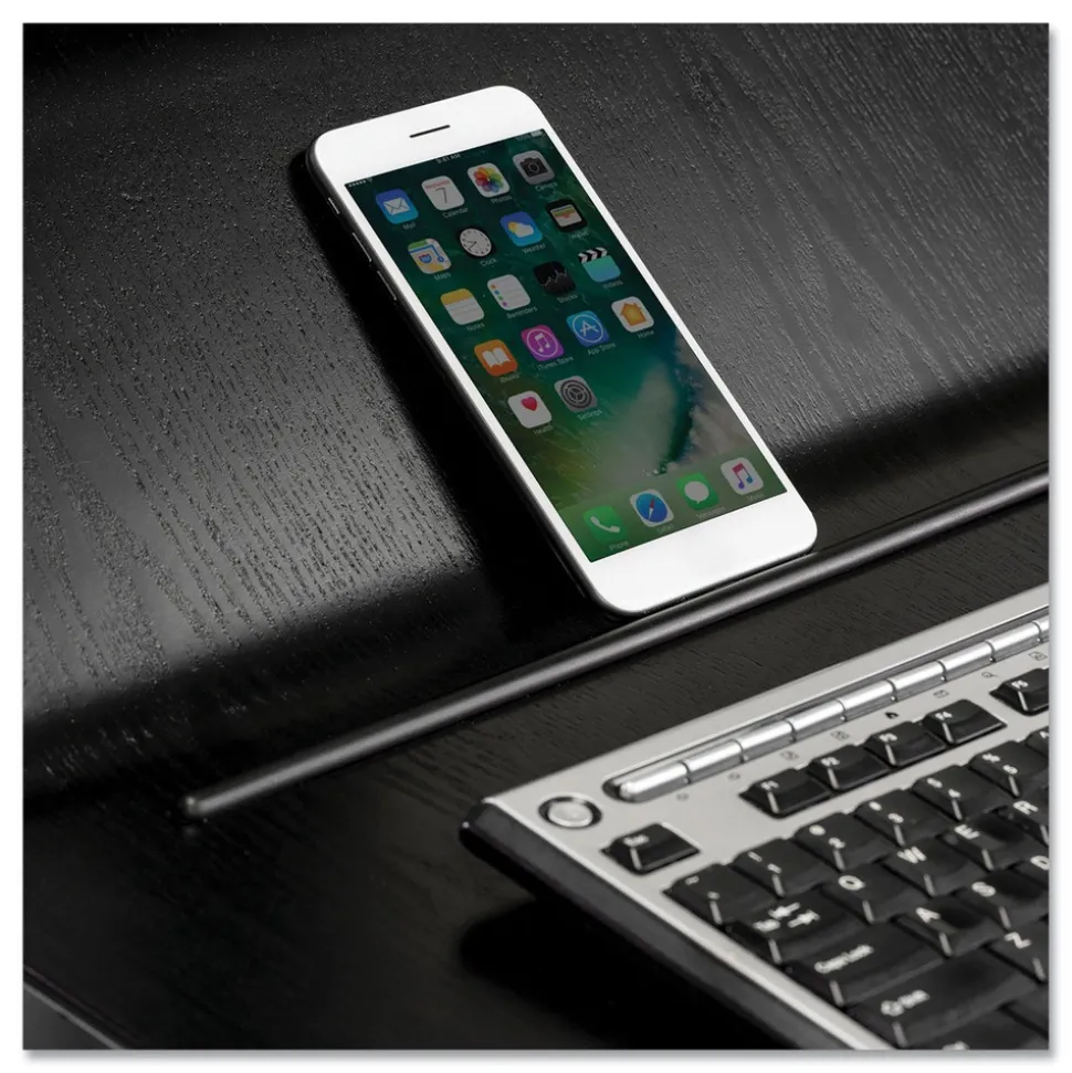 Fellowes Mfg Co. Lotus VE 29 in. x 28.5 in. x 42.5 in. Single Monitor Sit-Stand Workstation - Black