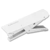 Fellowes Mfg Co. LX890 0.25 in./0.31 in. Staples 40-Sheet Capacity Handheld Plier Stapler with Antimicrobial Protection - White