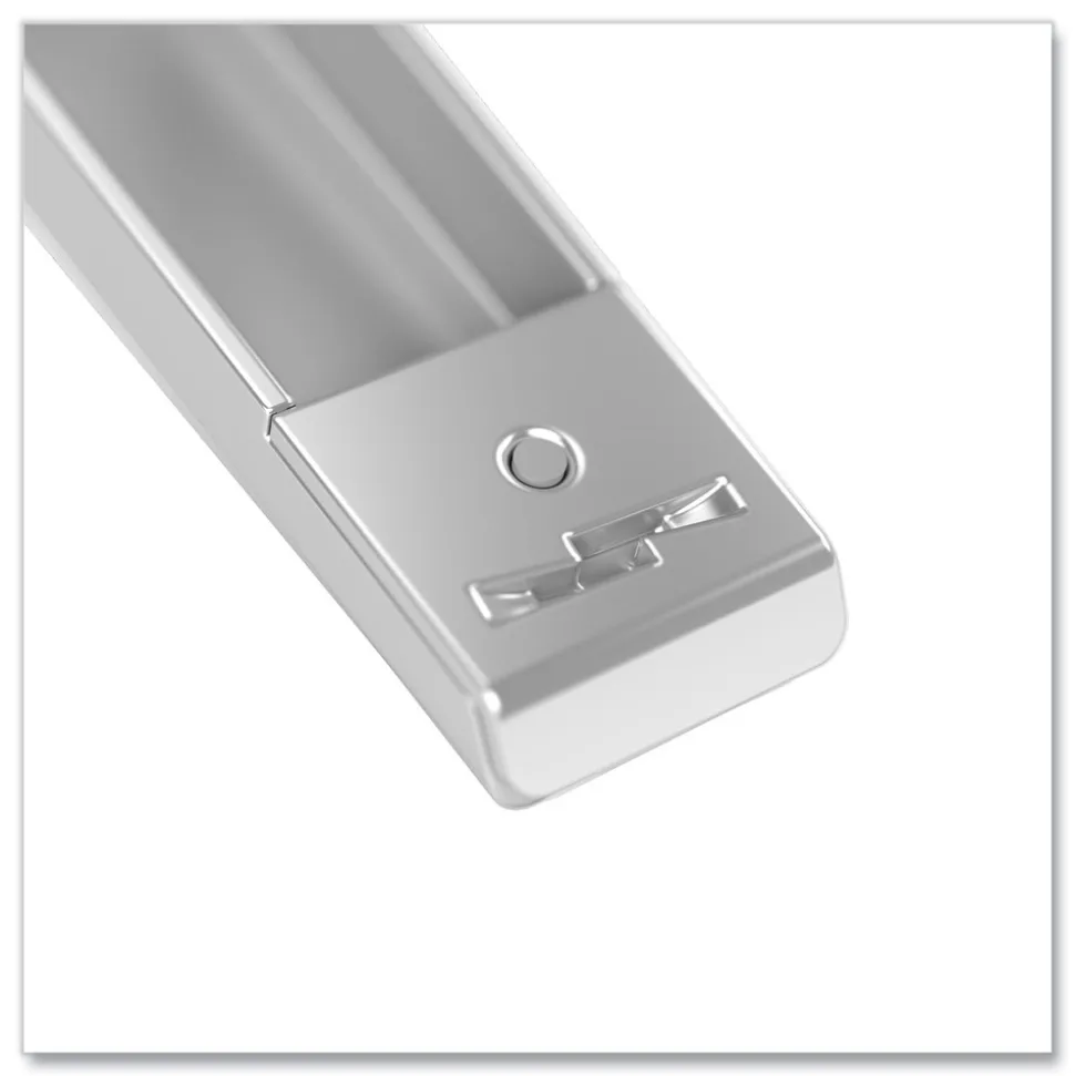 Fellowes Mfg Co. LX890 0.25 in./0.31 in. Staples 40-Sheet Capacity Handheld Plier Stapler with Antimicrobial Protection - White