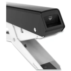 Fellowes Mfg Co. LX890 0.25 in./0.31 in. Staples 40-Sheet Capacity Handheld Plier Stapler with Antimicrobial Protection - Black/White