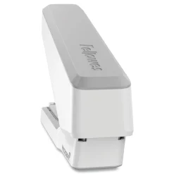 Fellowes Mfg Co. LX870 EasyPress 40-Sheet Capacity Stapler with Antimicrobial Protection - Gray/White