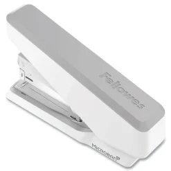 Fellowes Mfg Co. LX870 EasyPress 40-Sheet Capacity Stapler with Antimicrobial Protection - Gray/White