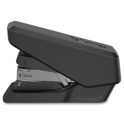 Fellowes Mfg Co. LX860 EasyPress 40-Sheet Capacity Half Strip Stapler with Antimicrobial Protection - Black