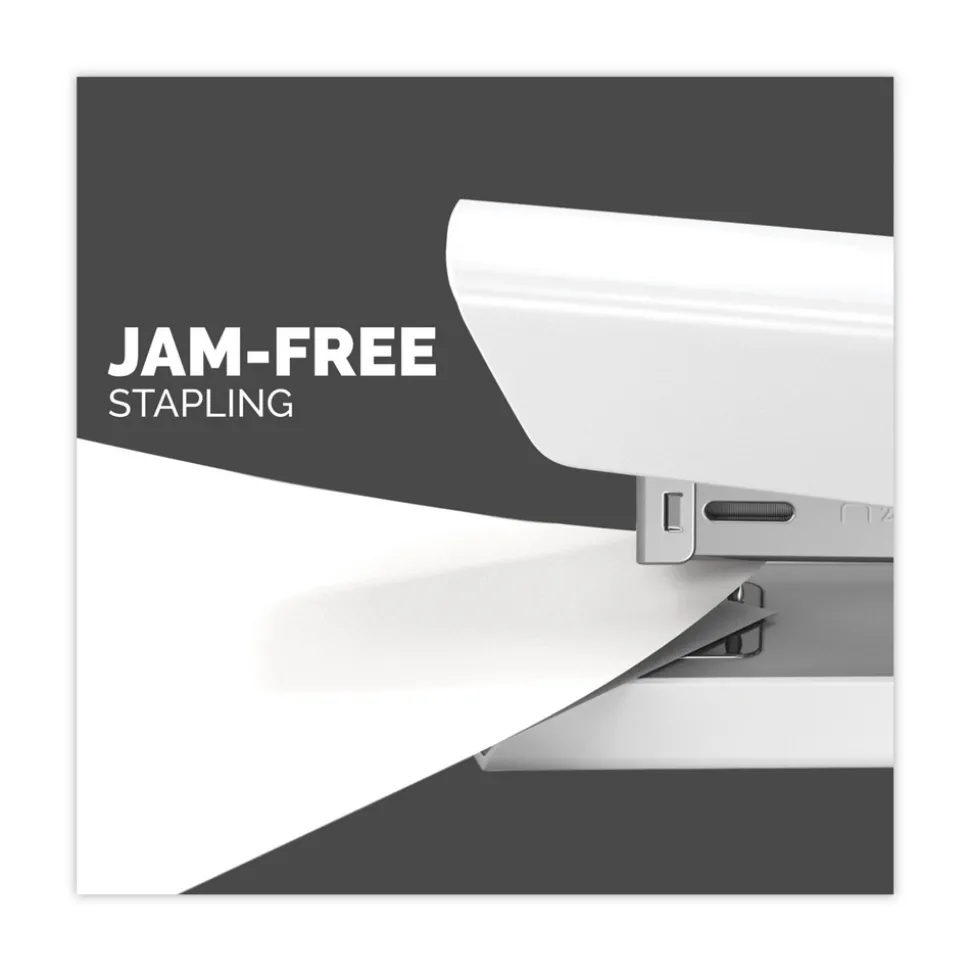 Fellowes Mfg Co. LX820 20-Sheet Capacity Classic Full Strip Stapler - White