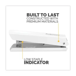Fellowes Mfg Co. LX820 20-Sheet Capacity Classic Full Strip Stapler - White