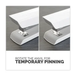 Fellowes Mfg Co. LX820 20-Sheet Capacity Classic Full Strip Stapler - White