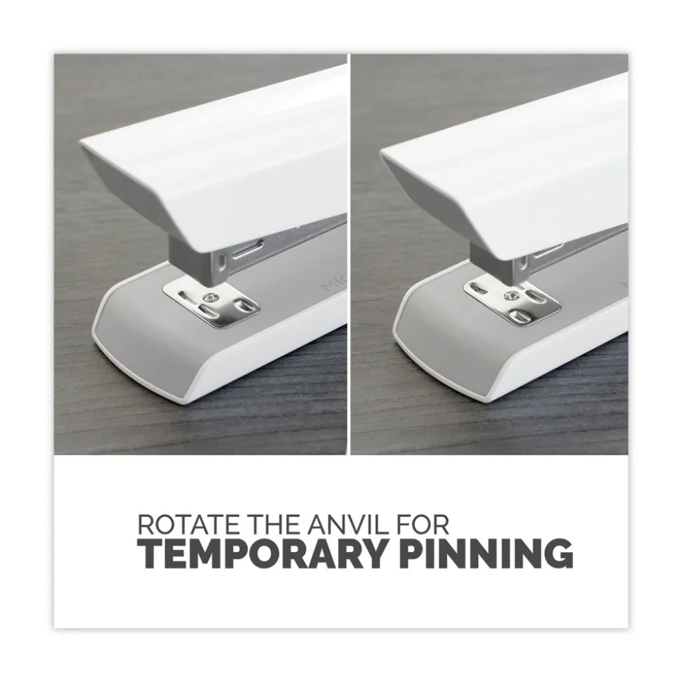 Fellowes Mfg Co. LX820 20-Sheet Capacity Classic Full Strip Stapler - White