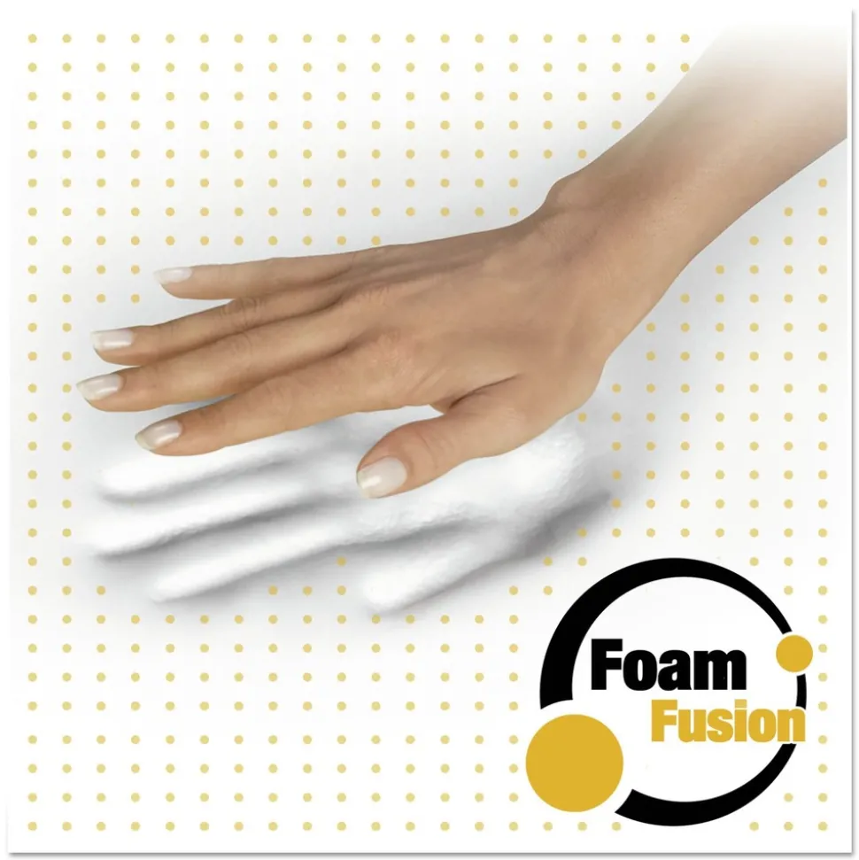 Fellowes Mfg Co. PlushTouch 7.25 in. x 9.38 in. Mouse Pad with Wrist Rest - Lattice Design