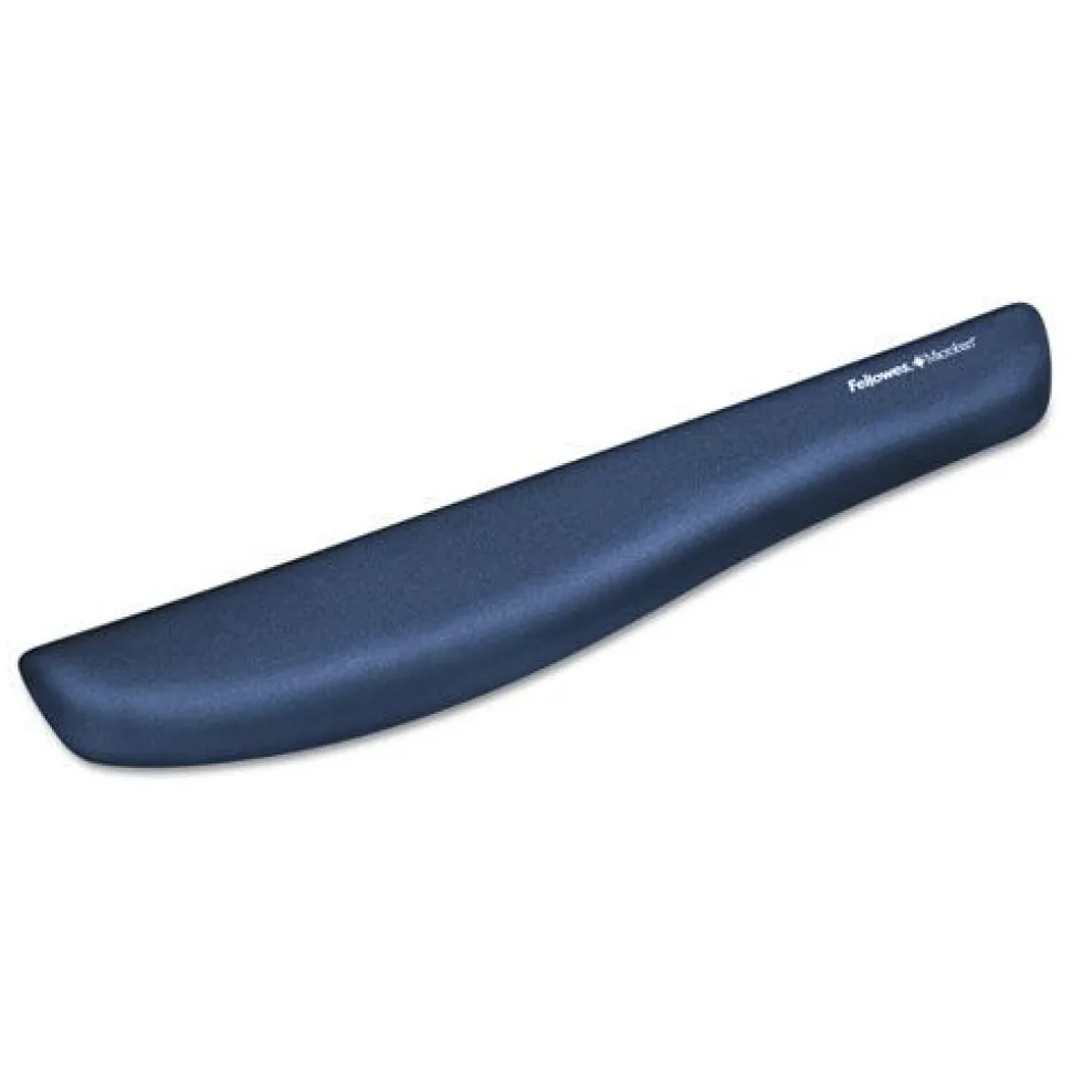 Fellowes Mfg Co. PlushTouch 18.12 in. x 3.18 in. Keyboard Wrist Rest - Blue