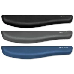 Fellowes Mfg Co. PlushTouch 18.12 in. x 3.18 in. Keyboard Wrist Rest - Blue