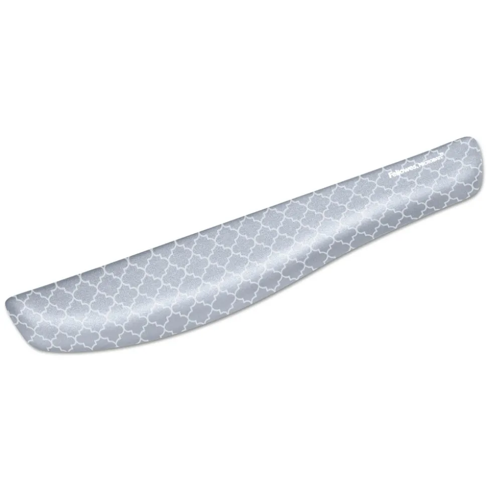 Fellowes Mfg Co. PlushTouch 18.12 in. x 3.19 in. Keyboard Wrist Rest - Lattice Design