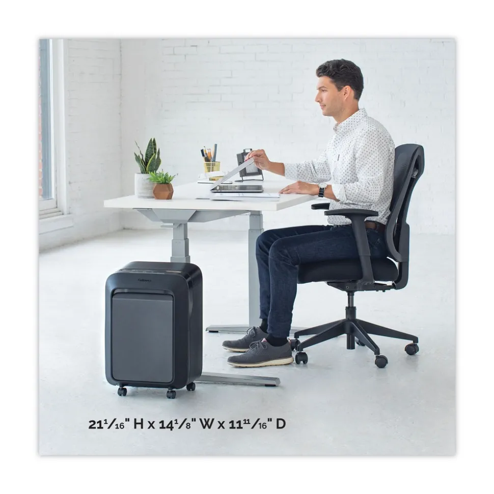 Fellowes Mfg Co. Powershred LX180 16 Manual Sheet Capacity Cross-Cut Shredder