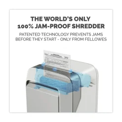 Fellowes Mfg Co. Powershred LX210 16 Manual Sheet Capacity Micro-Cut Shredder - White