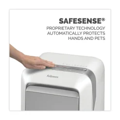 Fellowes Mfg Co. Powershred LX210 16 Manual Sheet Capacity Micro-Cut Shredder - White