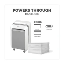 Fellowes Mfg Co. Powershred LX210 16 Manual Sheet Capacity Micro-Cut Shredder - White