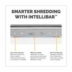 Fellowes Mfg Co. Powershred LX210 16 Manual Sheet Capacity Micro-Cut Shredder - White