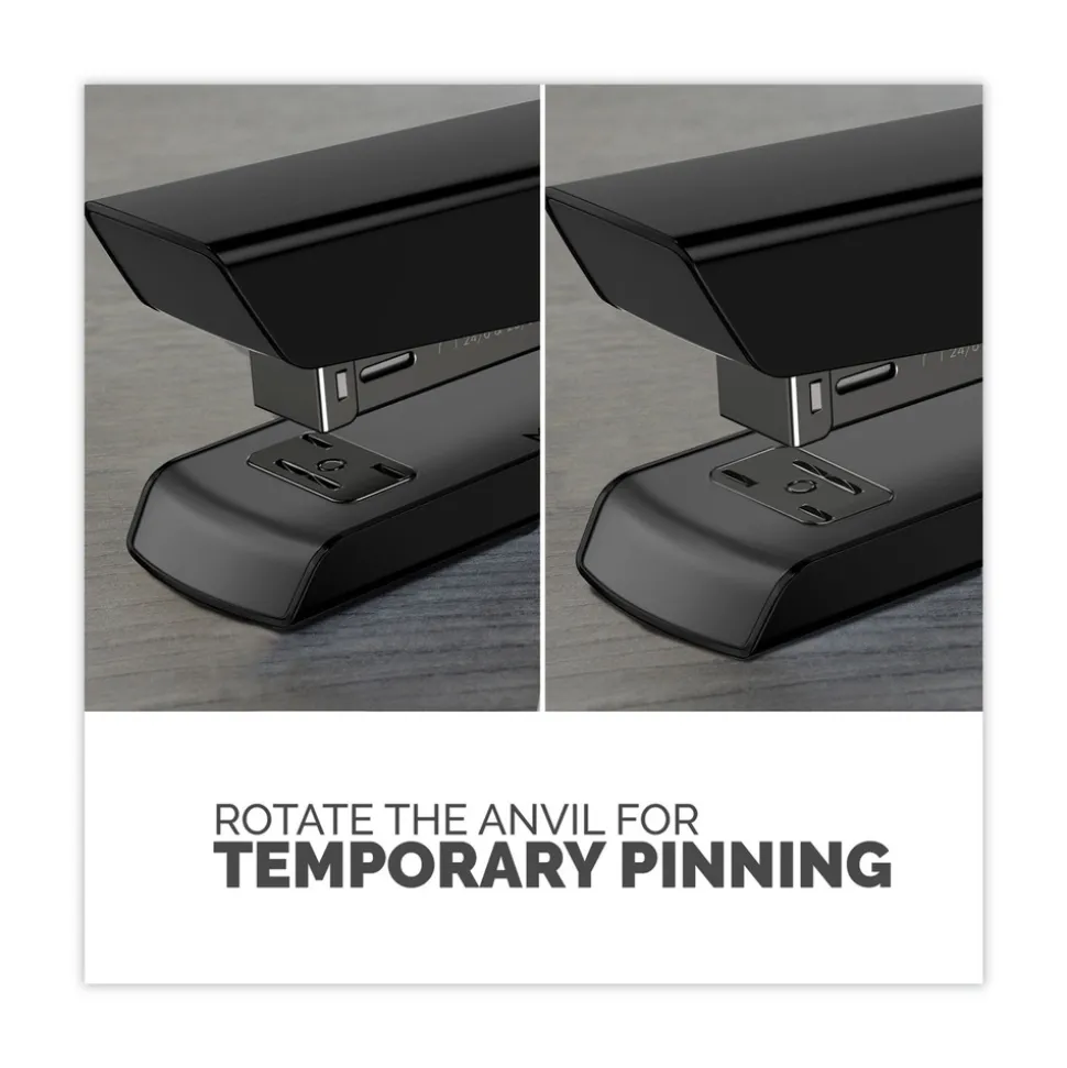 Fellowes Mfg Co. 20-Sheet Capacity LX820 Classic Full Strip Stapler - Black