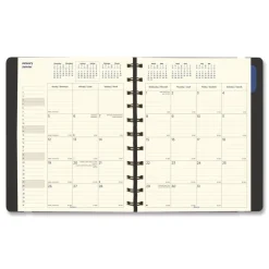 Filofax 17-Month: Aug 2025 to Dec 2026 10.88 in. x 8.5 in. Soft Touch Planner - Black Cover