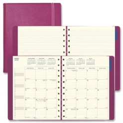 Filofax 17-Month: Aug 2025 to Dec 2026 10.88 in. x 8.5 in. Soft Touch Planner - Fuchsia Cover