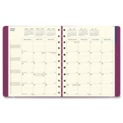 Filofax 17-Month: Aug 2025 to Dec 2026 10.88 in. x 8.5 in. Soft Touch Planner - Fuchsia Cover