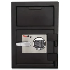 FireKing 14 in. x 15.5 in. x 20 in. 0.95 cu ft Depository Security Safe - Black