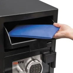 FireKing 24w x 13.4d x 10.83h 2.72 cu ft Depository Security Safe - Black