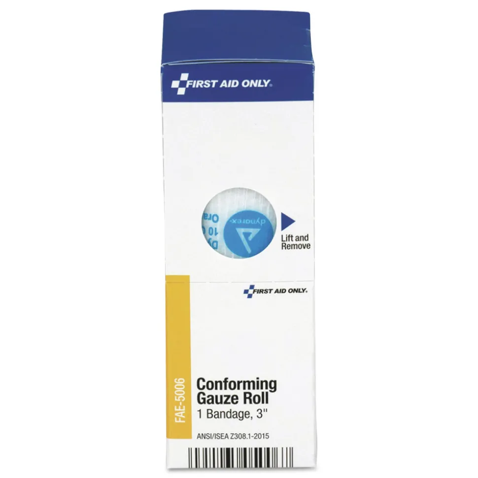 First Aid Only 3 in. Wide Conforming Gauze Bandages