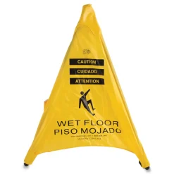 First Aid Only 3 in. x 2.5 in. x 30 in. Pop Up Safety Cone - Yellow