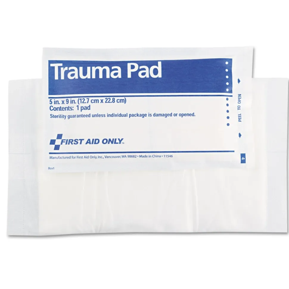 First Aid Only 5 in. x 9 in. SmartCompliance Sterile Trauma Pad