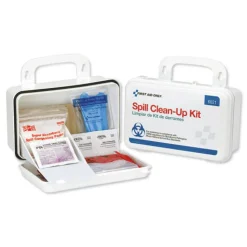First Aid Only 7.5 in. x 4.5 in. x 2.75 in. BBP Spill Cleanup Kit - White (1-Kit)