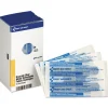 First Aid Only 1 in. x 3 in. SmartCompliance Metal Detectable Knuckle Bandages - Blue