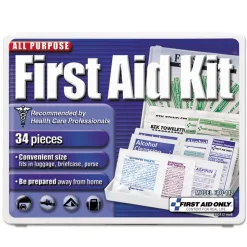 First Aid Only 3.74 x 4.75 All-Purpose First Aid Kit (34/Kit)